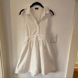 Theory white sundress size 8